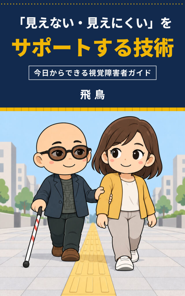 「見えない・見えにくい」をサポートする技術 ～今日からできる視覚障害者ガイド～の表紙